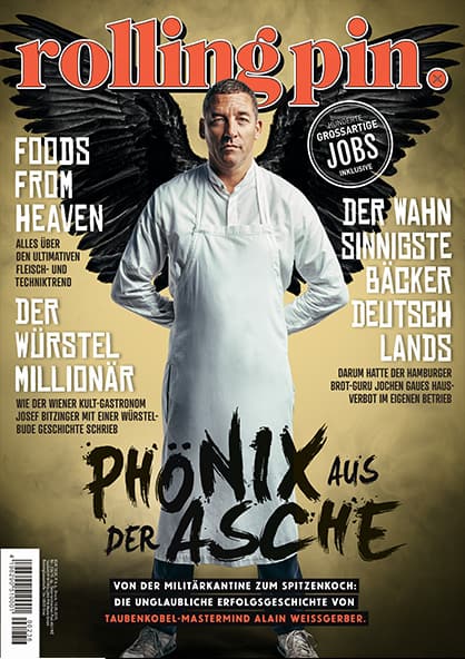 Rolling Pin Cover 236 Allain Weissgerber als Phoenix aus der Asche