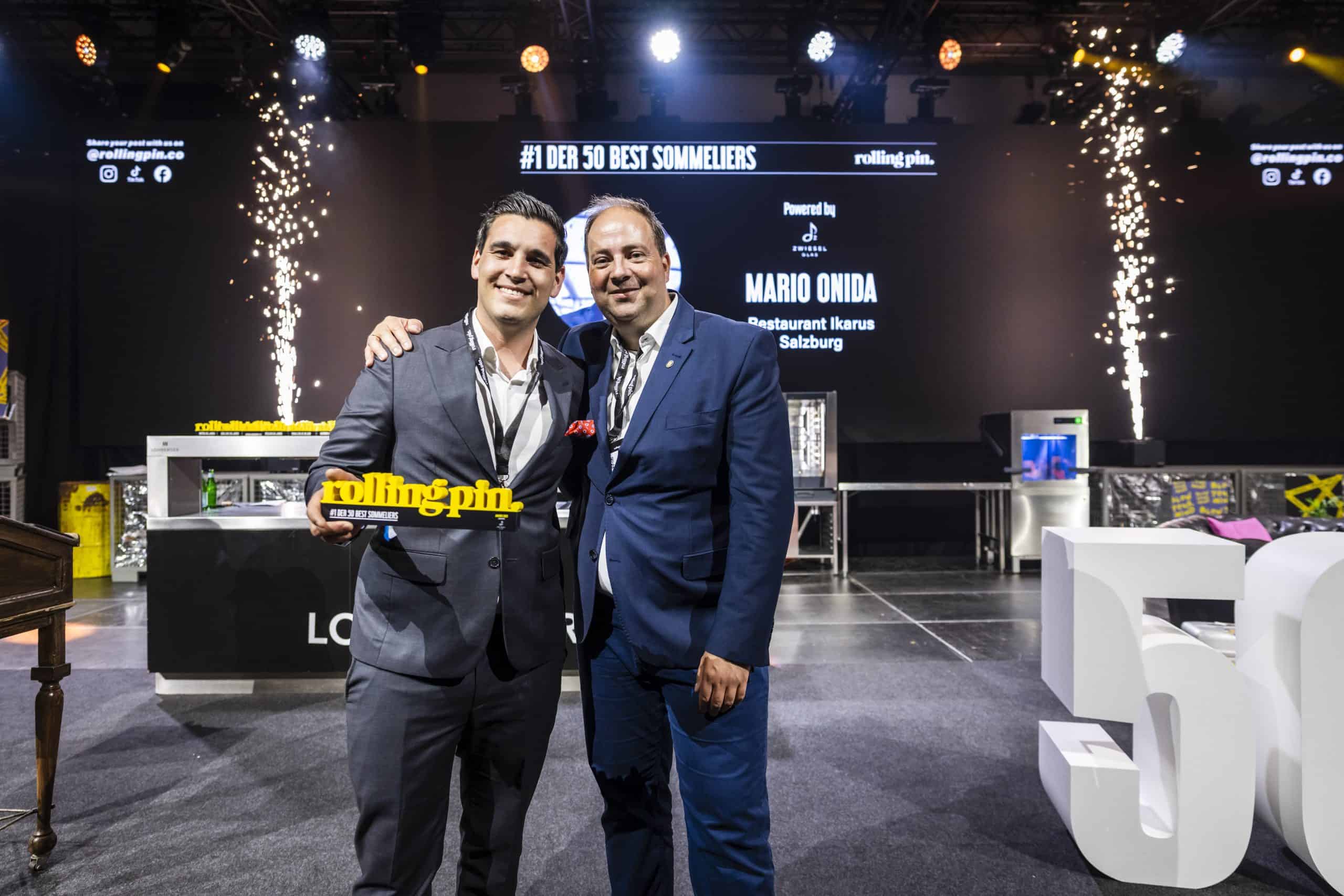 Sommelier Onida auf Platz 1